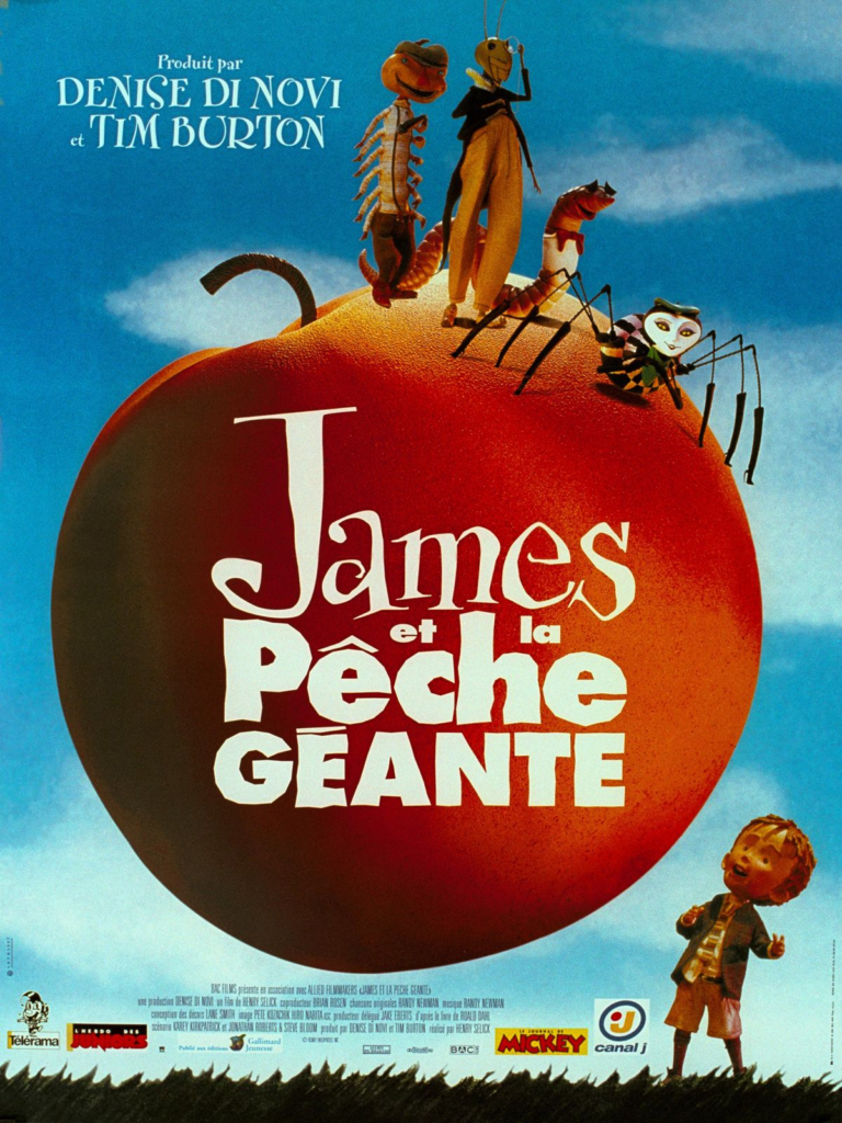 Affiche du film JAMES ET LA PECHE GEANTE